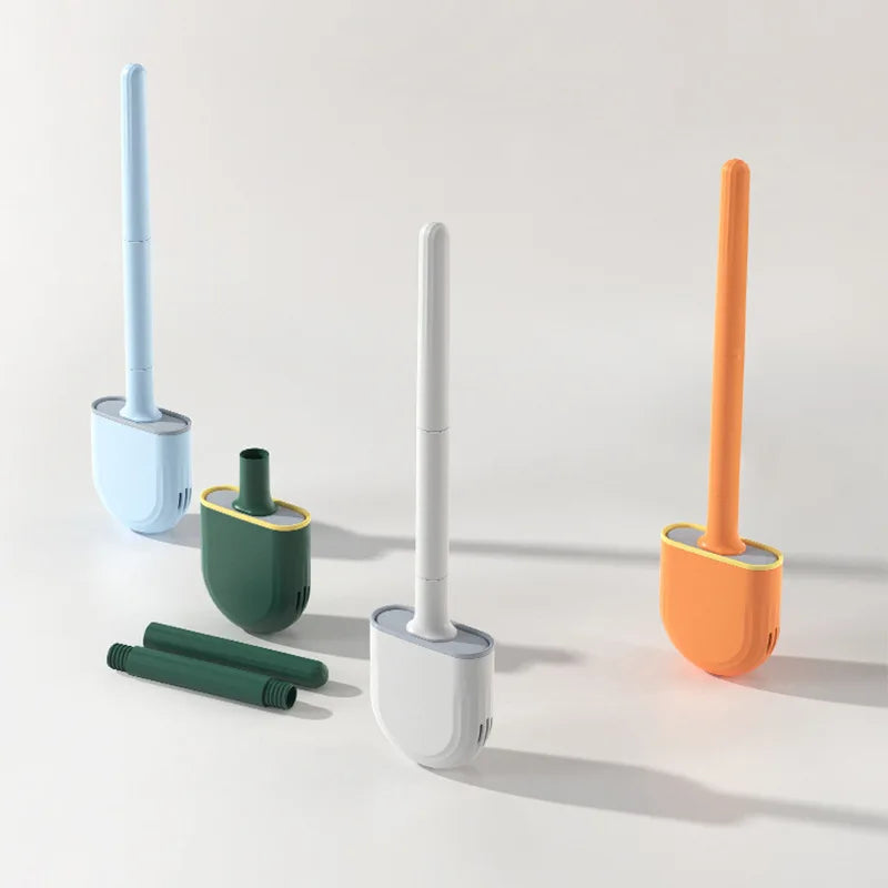 Silicone Toilet Brush and Holder