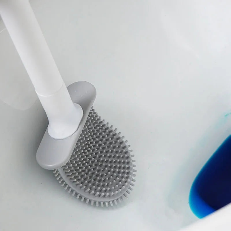 Silicone Toilet Brush and Holder